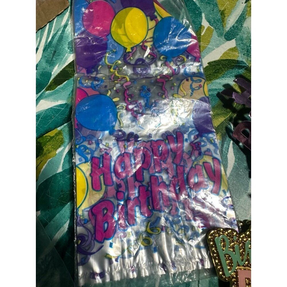 Birthday Party Decor Bundle - Hats, Banners, Bags & More! - Picture 3 of 7